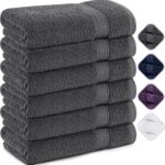 Utopia Towels 6er Pack Frotteehandtücher 50x100 cm – 100% Baumwolle für Haushalt & Freizeit