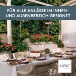 LILENO HOME Tischdeckenrolle 1,10 x 25 m Weiss – Vlies Tischdecke abwaschbar – Bild 7