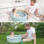 Babymoov Aufblasbare Badewanne Aquadots – 2-in-1 Babywanne & Planschbecken mit Neugeborenen-Einsatz – Bild 6