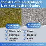 Nanoprotect Steinimprägnierung 10 L mit Drucksprüher – Langzeitschutz für Pflastersteine & Naturstein – Bild 3
