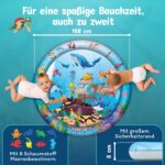 NouBaby® Wassermatte Baby XXL – BPA-frei Spielmatte für Bauchzeit ab 3 Monaten – Bild 2