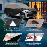 WALSER Hagelschutzplane Perma Protect Grösse L – Vollgarage mit 4mm Neopren für SUV – Bild 6