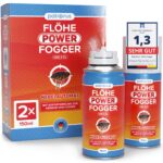 Patronus Flöhe Power Fogger 2x150ml – Sofortwirksamer Flohvernebler für die Wohnung