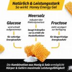 AEROBEE Energy Liquid Gel Honey & Salt 10x26g – Natürliches Ausdauer-Gel für Laufen & Radsport – Bild 4