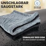 Ivality® Auto Trockentuch Set 2-teilig – 1800 GSM Mikrofaser für perfekte Lackpflege – Bild 4