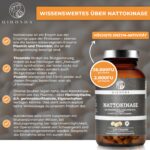 QIDOSHA Nattokinase Kapseln 2800 FU hochdosiert – Premium Enzym für Herz & Gefässe – Bild 5