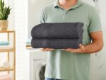 Utopia Towels 2er Badetücher 90x180 cm – Premium Baumwolle mit Aufhänger – Bild 6
