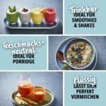 DAVA whitePRO Flüssiges Eiklar 6x 1kg – 105g reines Protein pro Flasche – Bild 7