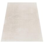 Paco Home Kurzflor Wohnzimmerteppich 200x280 cm – Waschbar & Rutschfest in Creme – Bild 6