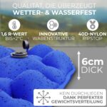 Alpenwert Isomatte Outdoor – Ultraleichte Aufblasbare Schlafmatte für Camping & Trekking – Bild 2