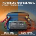 NOCO GENIUS10 10A Batterieladegerät – Intelligentes Laden für Auto, Motorrad & mehr – Bild 4