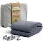 GardenGloss Vorzeltteppich Wetterfest – Outdoor Campingteppich mit UV-Schutz & Tragetasche
