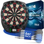 DartPro Elektronische Dartscheibe Profi – 65 Spiele, 8 Spieler, Kabellos & LED-Display