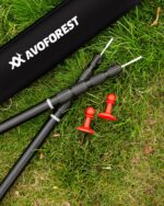 AVOFOREST Teleskop-Zeltstange 88–265 cm – Aluminium Stützbügel für Zelte & Sonnensegel (2er-Set) – Bild 2