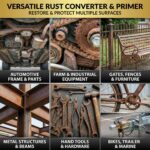 1L Meuvcol Rostumwandler & Metall-Grundierung Schwarz – 2-in-1 Rostschutz für Auto & Industrie – Bild 5
