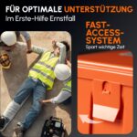 Erste-Hilfe-Kasten DIN 13157:2021 mit Wandhalterung – Verbandskasten für Betrieb & Haushalt – Bild 6