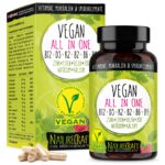 NatureCraft Vegan All-in-One – Multivitamin-Komplex mit 12 essentiellen Nährstoffen, 120 Kapseln – Bild 2