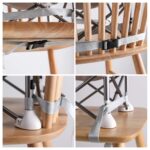 PandaEar Babystuhl Sitzerhöhung – Tragbarer Booster Hochstuhl mit Sicherheitsgurt – Bild 4