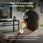 Sennheiser RS 120-W Wireless Kopfhörer – Kristallklarer TV-Ton mit 20h Akkulaufzeit – Bild 2