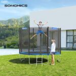 SONGMICS Trampolin Randabdeckung Ø 305 cm – UV-resistente Sicherheitsmatte mit EPE-Schaumstoff – Bild 2