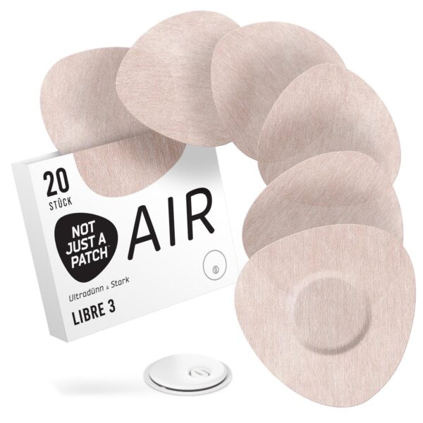 Not Just A Patch Air Freestyle Libre 3 Plus Sensor Pflaster 20er Pack – 14 Tage Halt
