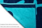 jilda-tex Strandtuch 90x180 cm – 100% Baumwolle Velours & Frottier für Pool & Strand – Bild 4