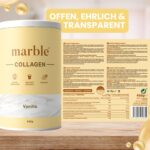 Marble Collagen Pulver 450g mit Vanille – Kollagen Hydrolysat Typ 1, 2 & 3 – Bild 3