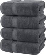 Utopia Towels 4er-Pack Badetücher 69x137 cm – Premium Baumwolle mit hoher Saugfähigkeit