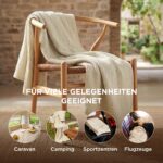 BEDSURE Musselin Decke 150x200 cm – 100% Baumwollgaze, atmungsaktiv & hautfreundlich – Bild 5