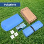 NAPASA Isomatte 14 cm – Aufblasbare Camping-Matratze mit Fußpumpe & Kissen – Bild 8