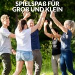 Kubb Wikinger Spiel aus Gummibaumholz – Premium Holzspiel mit Tragetasche für 2-12 Spieler – Bild 5