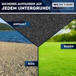 WERKTHOR Auffahrrampen PKW 2er Set – bis 5 Tonnen Tragkraft für sichere Wartungsarbeiten – Bild 8