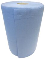 2x Putzrolle Blau 2-lagig 500 Blatt – Saugstarke Reinigungstücher für Gewerbe – Bild 2