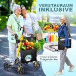 KESSER Aluminium-Rollator faltbar – leicht, höhenverstellbar & sicher für Senioren – Bild 7