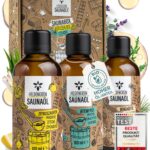 Heldengrün BIO Saunaaufguss Set 3er – Naturreine Duftmischungen für bis zu 60 Aufgüsse