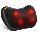 Brelley Shiatsu Massagekissen mit Wärmefunktion – Nacken- & Rückenmassage für Büro & Zuhause