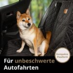 AMZPET Hunde-Autositzbezug 122 cm – Wasserfest & Kratzfest für sicheren Rücksitzschutz – Bild 2