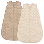 Unnivoll Babyschlafsack 1.5 Tog 67 cm 2er Pack – Wärmeschlafsack für Neugeborene 0-6 Monate