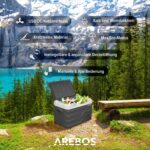 Arebos Kompressor Kühlbox 35L – Elektrische Gefrierbox mit App-Steuerung für Auto & Camping – Bild 2