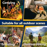 Hioutdoor Isomatte 10cm Aufblasbar – Ultraleichte Camping-Schlafmatte mit Fussss-Pumpe – Bild 6