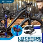 KESSER Fahrradmontageständer Profi 50 kg – 360° drehbar mit Werkzeugablage für E-Bike & Mountainbike – Bild 3