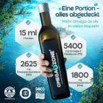 omega3zone Omega-3 Fischöl flüssig 5400 mg – Premium Triglyceride aus Deutschland – Bild 2