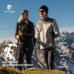 ALPIN LOACKER Wanderstöcke faltbar – Leichte Aluminium Trekkingstöcke mit Korkgriff – Bild 2