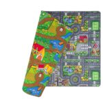 Pergamon Spielteppich beidseitig mit Strassenmotiven – Kinder Teppich für Kinderzimmer