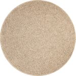 the carpet Kansas Outdoor Teppich Rund 120 cm – Wetterfest im Jute-Look für Balkon & Wohnzimmer – Bild 8
