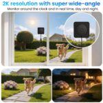 aidowocam Fensterkamera 2K – WiFi Überwachung innen/aussen mit Farb-Nachtsicht & Bewegungserkennung – Bild 5