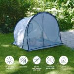 Babymoov Strandmuschel Blue Waves mit LSF 50+ UV-Schutz – Pop-Up-Sonnenschutzzelt für Babys – Bild 6