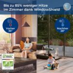 WindowShield UV-Sonnenschutzfolie 90x200 cm – Hitzeschutz & Blickdichte für Fenster – Bild 2