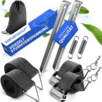 LAINFELD Sturmband-Set für Thule Omnistor – Sturmsicherung mit 35cm Heringen & Ankerplatte