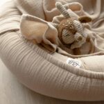 PaLulli® Baby Nestchen 100x60cm – Musselin-Babynest mit Matratze aus 100% Baumwolle – Bild 8
